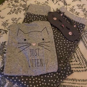 ‘Just Kitten’ Pajama Set